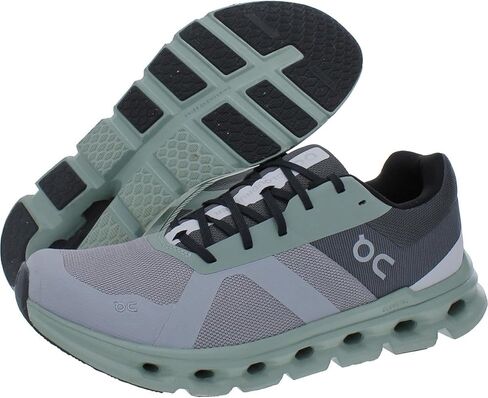 ON Men's Cloudrunner Shoes, Frost/Tunmeric, 9.5 in Saudi Arabia