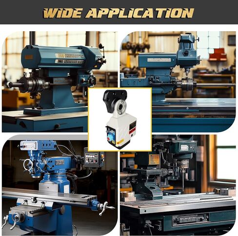 110V X-Axis Power Feed 650IN-Lb Torque for Milling Machine, Power Table Feed 2-200RPM Adjustable Rotate Speed for Bridgeport and Some Knee Type Milling Machine in Saudi Arabia