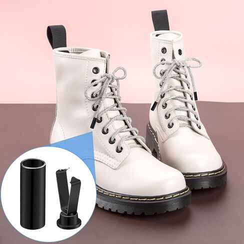 PAGOW 36 Sets Shoelace Tips Alloy Shoelace Head for DIY Shoe Laces Tips Protector, Silver Shoelace Heads and Cords End Metal Aglets Cylindrical Replacement Head for Shoestrings Clothes in Kuwait