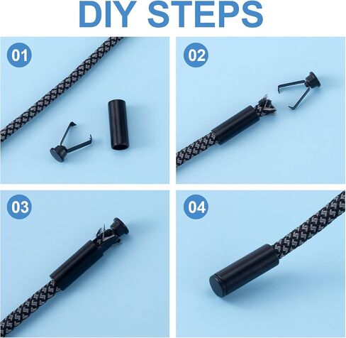 PAGOW 36 Sets Shoelace Tips Alloy Shoelace Head for DIY Shoe Laces Tips Protector, Silver Shoelace Heads and Cords End Metal Aglets Cylindrical Replacement Head for Shoestrings Clothes in Kuwait