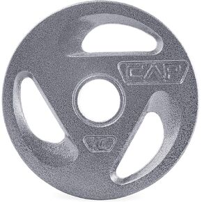 CAP Barbell 2-Inch Olympic Grip Weight Plates, Single, Gray, 25 lb in Saudi Arabia