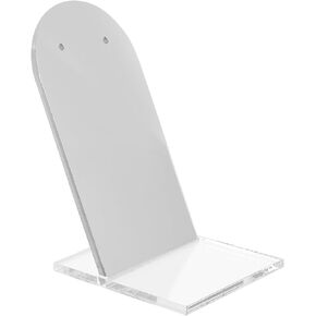 Galpada 1pc مرآة الدرج العاكس موقف الصورة الخلفيات props عاكس الخلفية الحلي أقراط الأوجه الخلفية معرض المجوهر