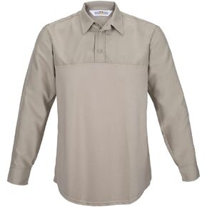 Flying Cross Men's Standard FX STAT Law Enforcement Polo Shirts, Police, Tactical, Fire Department, EMS, Public Safety, Long Sleeve, Black, Large Reg in Kuwait