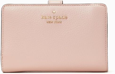 Kate Spade New York Leila Medium Compact Bifold Wallet Leather Deep Jade in Saudi Arabia