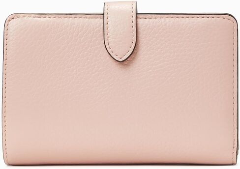 Kate Spade New York Leila Medium Compact Bifold Wallet Leather Deep Jade in Saudi Arabia