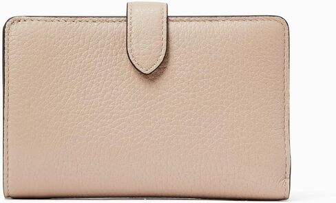 Kate Spade New York Leila Medium Compact Bifold Wallet Leather Deep Jade in Saudi Arabia
