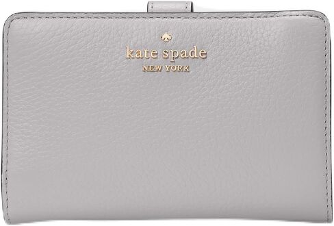 Kate Spade New York Leila Medium Compact Bifold Wallet Leather Deep Jade in Saudi Arabia
