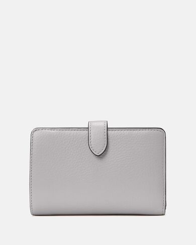 Kate Spade New York Leila Medium Compact Bifold Wallet Leather Deep Jade in Saudi Arabia