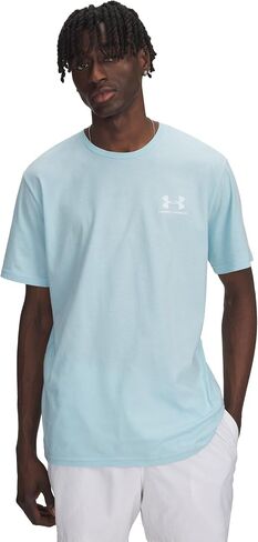 Under Armour Men's Sportstyle Left Chest Short-Sleeve T-Shirt , (237) Sahara / / Black , X-Large in Kuwait