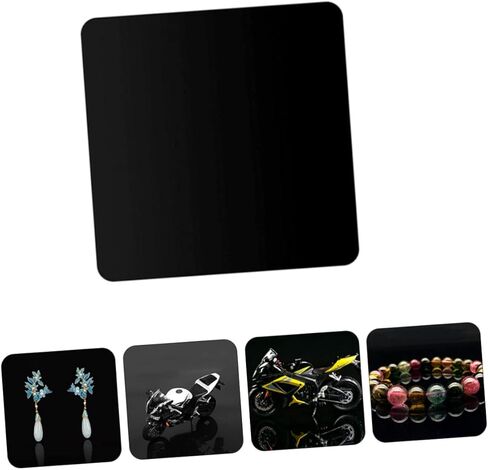 1pc Acrylic Mirror Photo Backdrop Plate Makeup Photography Background Reflection Plate for Food Cosmetics Jewelry Premium Recyclable Acrylic for Flat Lay Photography in Kuwait