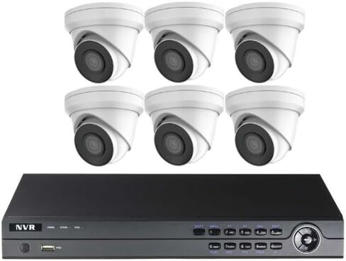 CCTVWHOLESALEOUTLET 4MP 16CH NVR Security System with 8 Outdoor 2MP IP 2.8mm Lens Cameras + Built-in Mic, 2TB HDD in Saudi Arabia
