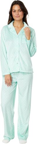Karen Neuburger Women's Long Sleeve Minky Fleece Girlfriend Pj Set with Socks in Kuwait
