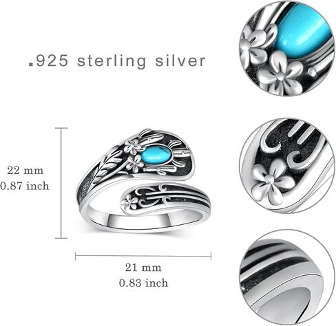 Butterfly Spoon Rings 925 Sterling Silver Adjustable Butterfly Cross Ring Butterfly Thumb Rings Jewelry Gifts for Women in Kuwait