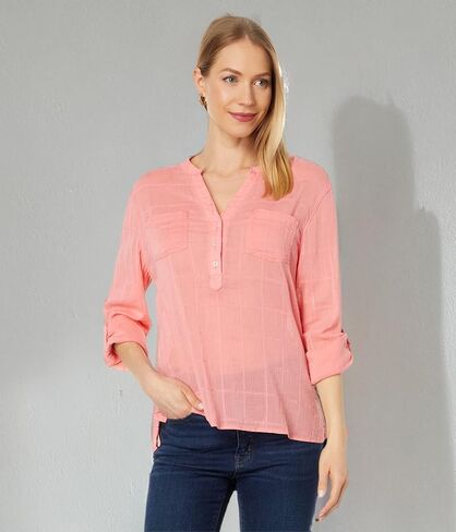 Carve Designs Women's Dylan Textured Shirt in Saudi Arabia
