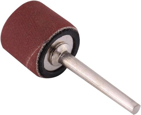 100Pcs Sanding Drums kit, Drum Sander Sanding Bands Sanding Bits Sleeves with Drum Mandrel, Rotary Tool Accessories 80/320/600Grit(#80) in Saudi Arabia