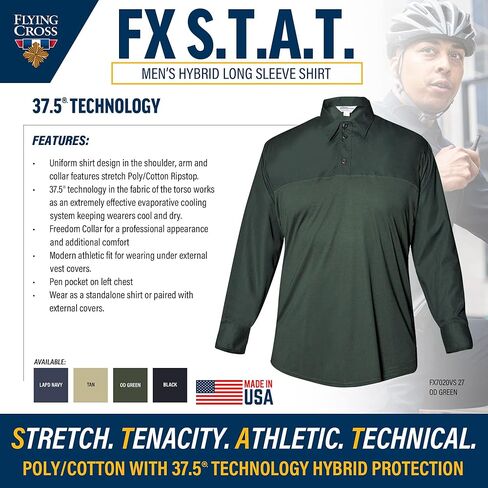 فلاينغ كروس قميص رجالي Fx Stat بأكمام طويلة هجين in Kuwait