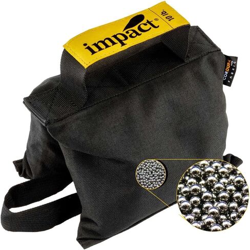 Impact Saddle Shot Bag - 25 lb Weight Bags for Light Stand Photography Video Equipment, Heavy Duty Saddlebag for Backdrop Stand, Photo Tripod, Canopy, Pop up Tent, Water-Resistant(Steel Balls Inside) in Kuwait
