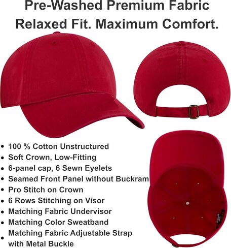 قبعة مطرزة مخصصة للرجال والنساء والأطفال - الأمام والخلف. النص والتصميم. قبعة مجهزة ، قبعة ، نمط خمر. in Kuwait