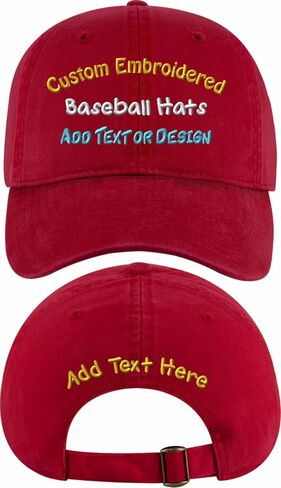 Custom Hat with Embroidery - Personalized Caps & Beanies for Adults & Kids - Add Text or Logo - Front & Back Custom Stitching in Saudi Arabia