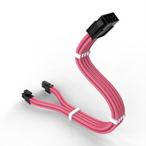8pin CPU Power Extension Cable ATX12V CPU 8Pin Female to 8Pin (4+4) Male Adapter Sleeved Power Cord for PC Case