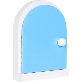 Nursery Decorative Door Shape Wood Outlet Shield Adhesive Child Light Switches Coverplate Decoration