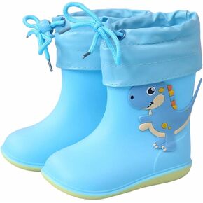 sfdgfhyf Baby Girls Rain Boots Water Boots in Large and Small Children Toddlers Children Children's Rain Shoes