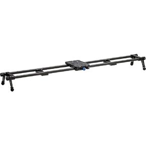 Benro MoveOver8B Carbon Fiber Slider and Case, Camera Moves Up to 23.6", 17.6 lb. Load Capacity- Black (C08D6B)