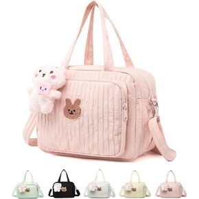 Baby Diaper Bag Tote, Cute Small Crossbody Nappy Mommy Bag, Lightweight Travel & Hospital Multifunction Storage Tote in Saudi Arabia