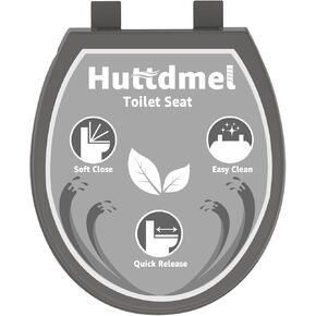Potty Training Seat Built-in Toilet Seat, Round Toilet Seat 16.5inch with Baby Seat 2 in 1 Soft Close Quiet No Slapping, Magnetic Absorption, Easy Installation for Bottom Fixing Toilet，Almond