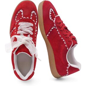 Women's Lace Detail Lace-Up Casual Sneakers - Elegant Ribbon Ribbon Lace Walking Shoes Non-Slip Sole Breathable Comfort for Daily Outfits