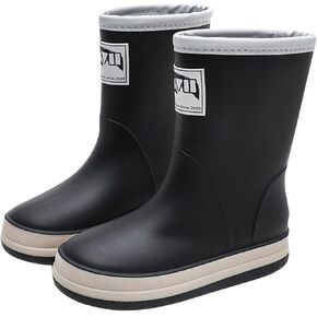 IWIHMIV Toddler Waterproof Shoes Infant Rain Boots Rain Boots Girls Kids Rain Boots for Boys Girls Waterproof Toddler Rain Boots