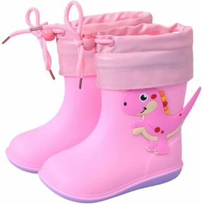 Toddlers Children Rain Boots Boys Girls Waterproof Rainboots Non Slip Outdoor Rain Shoes