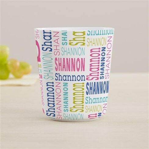 Personalization Universe Repeating Name Personalized Kids Bowl in Saudi Arabia