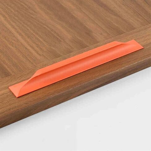 Cabinet Handles, 2 Packs Children's Room Handles Cabinet Self-Adhesive Door Knob Kitchen Colourful Cupboard Handles,Drawer Pulls,Aluminum Alloy Profile for Wardrobe,Dresser,Bathroom(Blue,200mm) in Saudi Arabia