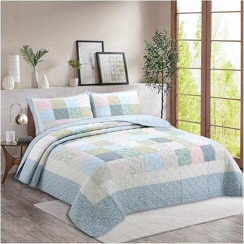 Summer Quilt air Conditioner Solid Color Quilt Single and Double Person Quilt Vacuum Solid Color Quilt Bed Four Pieces Set(E,Double Size 4 pcs) in Saudi Arabia