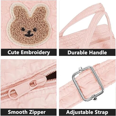 Baby Diaper Bag Tote, Cute Small Crossbody Nappy Mommy Bag, Lightweight Travel & Hospital Multifunction Storage Tote in Saudi Arabia