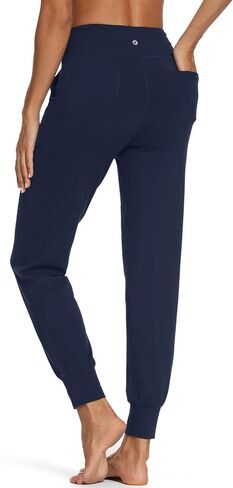 MOVE BEYOND Buttery Soft Women's Yoga Joggers Pants/Capris 4 Pockets High Waist Lightweight Sweatpants Running Lounge Pants in Kuwait