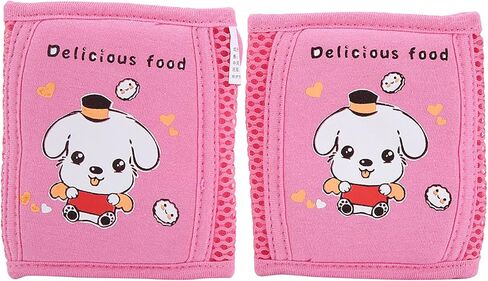 Baby Crawling Knee Pad, 1 Pair Toddler Adjustable Knee Pad Anti Slip Leg Soft Knee Pad for Baby Crawling or Toddling (blue kitten) in Saudi Arabia
