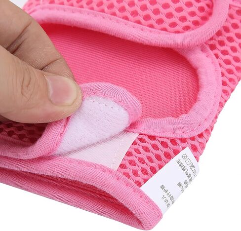 Baby Crawling Knee Pad, 1 Pair Toddler Adjustable Knee Pad Anti Slip Leg Soft Knee Pad for Baby Crawling or Toddling (blue kitten) in Saudi Arabia