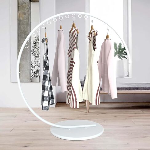 Coat Rack Stand Clothes Rack Stand, Clothing Store Retail Display Racks, Boutiques Commercial Shelves, Dress Suit Handbag Organizer, Curved Hang Storage Hanger, Large Space ( Color : Gold , Size : 25. in Saudi Arabia