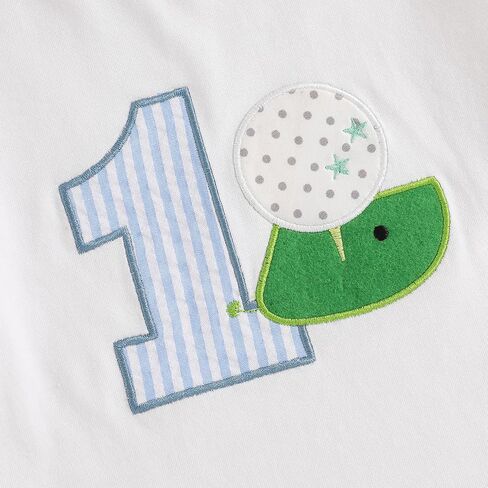 Baby Boy First Birthday Golf Outfit Short Sleeve Hole In One Golf T-Shirt Top Shorts Infant 2Pcs Set Summer Clothes in Saudi Arabia