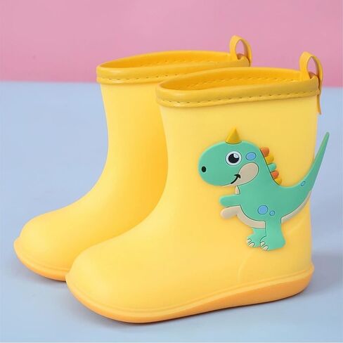 Kids Rain Boots for Girls Boys Toddler Waterproof Rubber Boots Cute Dinosaur Printed Water Boots Baby Water Shoes in Saudi Arabia