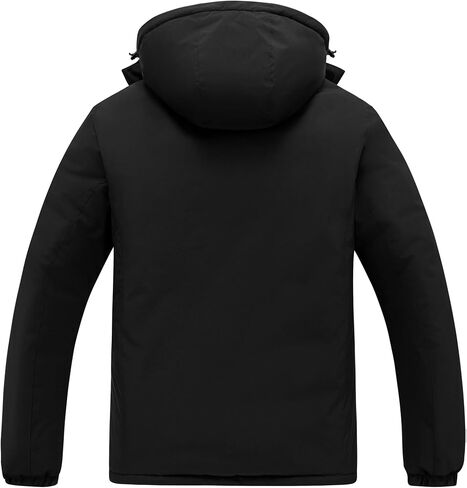 Wantdo Men's Mountain Waterproof Ski Jacket Warm Winter Snow Coat Windproof Raincoat Outdoor Windbreaker in Saudi Arabia