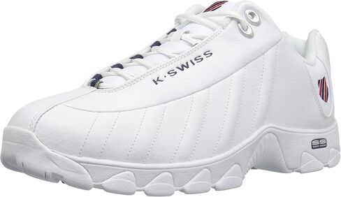K-Swiss Men's ST329 CMF White/Black/Red 9.5 XW in Saudi Arabia