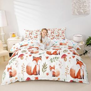 Cartoon Giraffe Duvet Cover Set Toddler Size,African Wildlife Animals Bedding Set,Starry Galaxy Cloud Quilt Cover for Kids,Comforter Cover(No Filler),2 Pcs