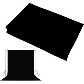 Y1 10x7 FT White Seamless Fabric Photo Backdrop with 3.1-Inch Rod Pocket for Photography Studio, Video Shoot, Party