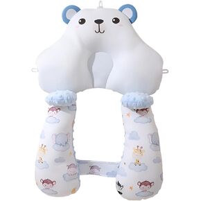 Ellniges]【Newborn ow 0-12M Adjustable Baby Sleep ow, 3D Breathable Mesh & Plush Dual-Side, Zero-Height k Protection for Infant Safety & Comfort