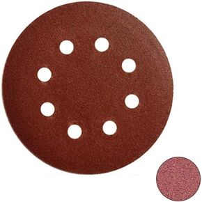5 Inch 8-Hole Sanding Disc Aluminum Flocking Back Sandpapers