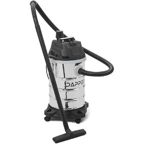 21 Gallon 8.5 Peak HP Wet/Dry Vacuum, Stainless Steel Tank, 3 in 1 Function Portable Shop Vacuum with Attachments, Built-in Drain Ideal for Jobsite, Garage & Workshop.