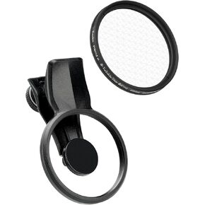 مشبك فلتر عدسة الهاتف الذكي EXAPRO + مجموعة فلتر Black Mist No.05، فلتر ذو تأثير ناعم، قطر الفلتر 1.9 بوصة (49 مم)، نوع المشبك، متوافق مع iPhone/Android، EXP-FCBM05-01 in Kuwait